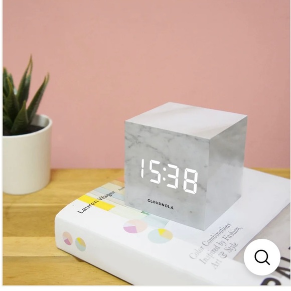 Cloudnola Block Clock - Cube Alarm Clock - Picture 1 of 6
